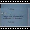 Einweihung des Schmelzbetriebes nach Rekonstruktion des Ofens - am 27.11.1996 Einweihung des Schmelzbetriebes nach Rekonstruktion des Ofens - am 27.11.1996